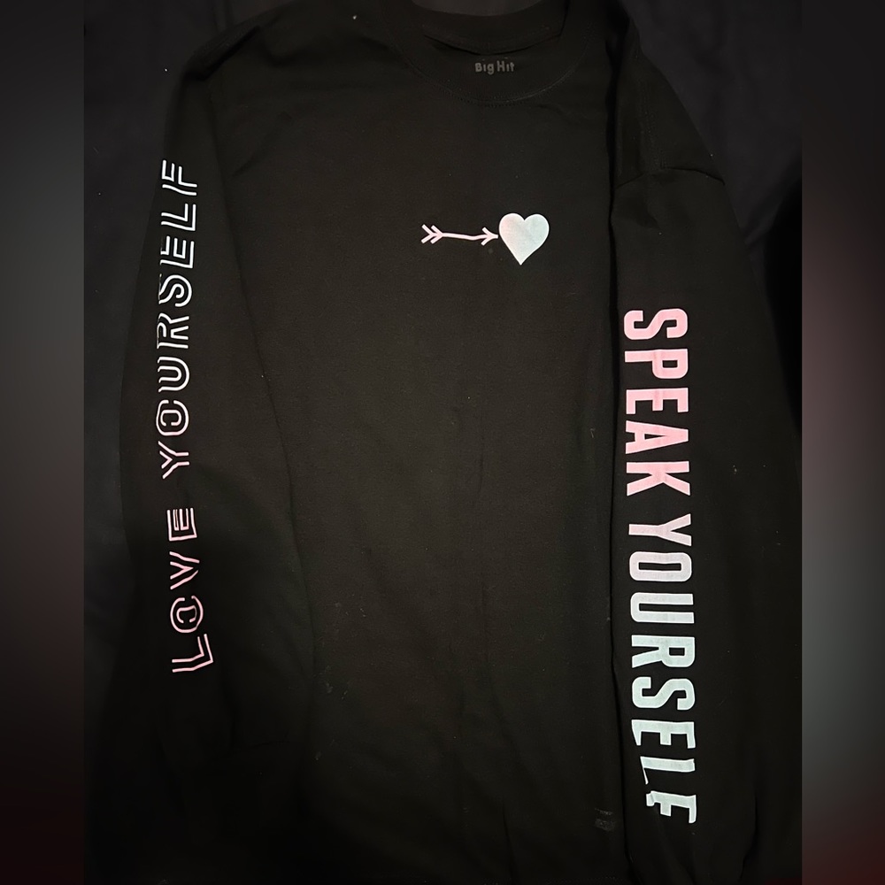 BTS Speak Yourself Tour Black Long Sleeve Shirt Film